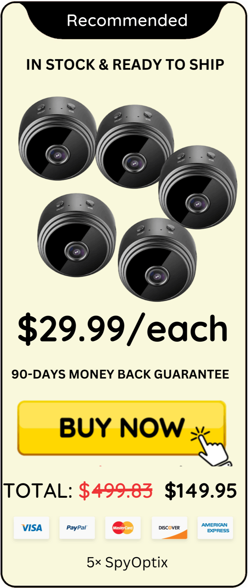 SpyOptix Package price